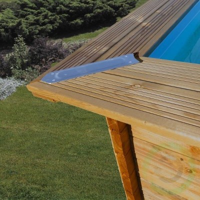 Сглобяем басейн дървена облицовка - правоъгълен Gre sunbay