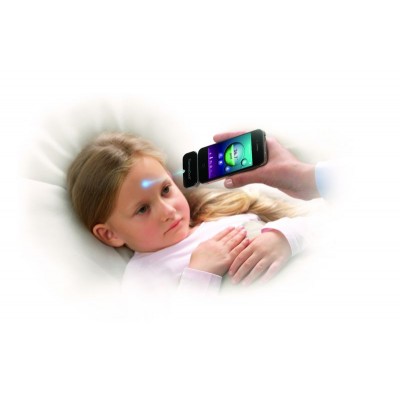 Безконтактен инфрачервен термометър – Medisana thermodock, модул за iphone, ipod touch или ipad