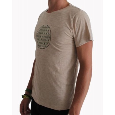 Мъжка тениска - Omnitom flower of love t-shirt organic